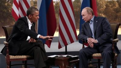 US President Barack Obama and Russian President Vladimir Putin