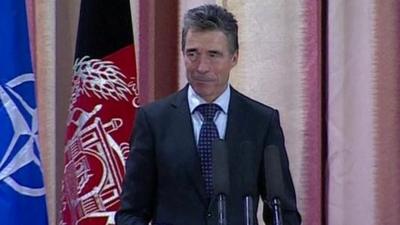 Nato chief Anders Fogh Rasmussen