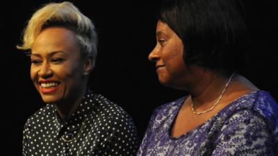 Emeli Sande and Doreen Lawrence