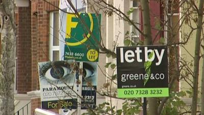 For Sale signs in London