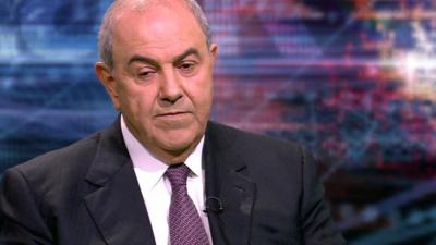 Former Iraqi prime minister Iyad Allawi