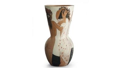 Picasso ceramic vase Grand vase aux femmes voiles, 1950