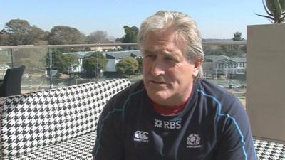 Scotland interim head coach Scott Johnson