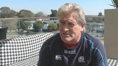 Scotland interim head coach Scott Johnson