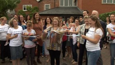 Opening of Wallingford Baby Cafe