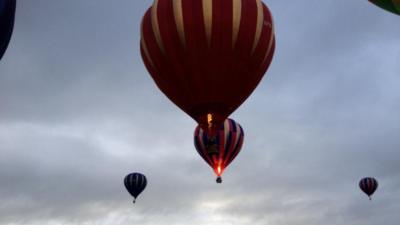 Hot air balloons