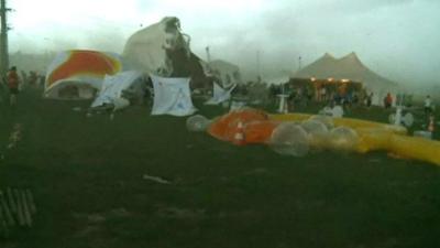 Tents at Swiss Federal Gymnastics Festival