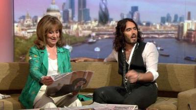 Helena Kennedy and Russell Brand