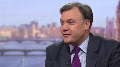 Shadow chancellor Ed Balls