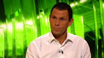 Gus Poyet on set