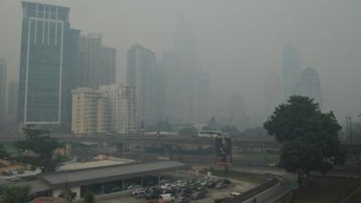 Smog in Kuala Lumpur