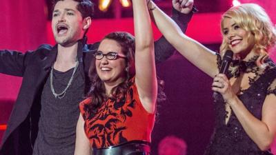 The Voice winner Andrea Begley