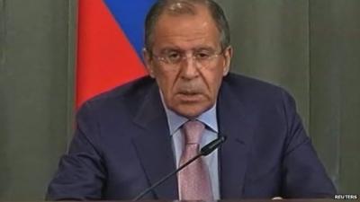 Russian Foreign Minister Sergei Lavrov