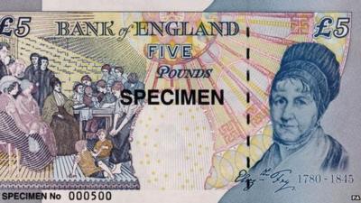 Back of a £5 note