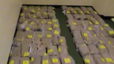 Drugs haul found in a warehouse