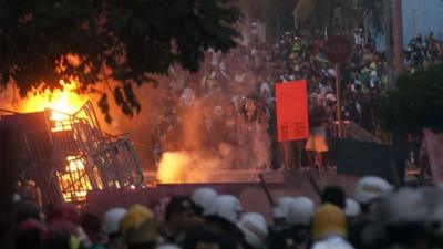 Clashes at Belo Horizonte