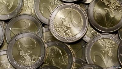 Euro coins