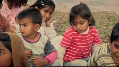 Children at the open air school