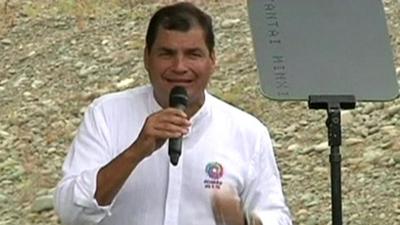 President Rafael Correa of Ecuador