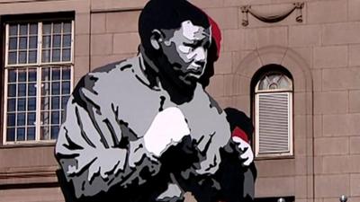 Mural of Nelson Mandela