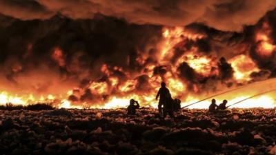 Firefighters tackle blaze in Smethwick