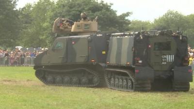 Royal Marines tank