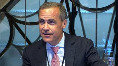 Governor of the Bank of England Mark Carney