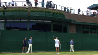 Kirsten Flipkens (in white)