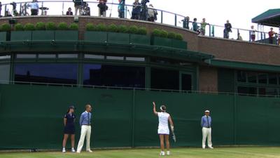 Kirsten Flipkens (in white)