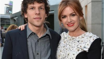 Jesse Eisenberg and Isla Fisher at the premiere of Now You See Me