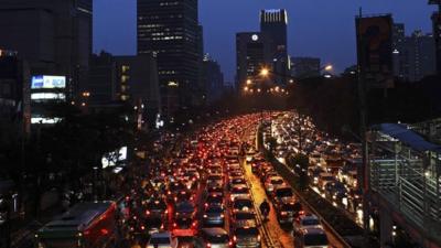 Jakarta traffic jam