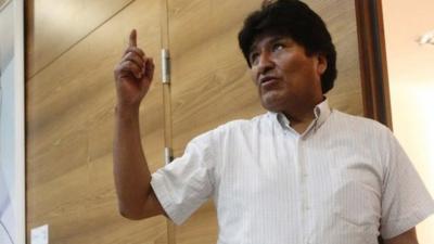 Bolivian President Evo Morales