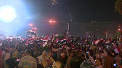 Tahrir Sq celebrations