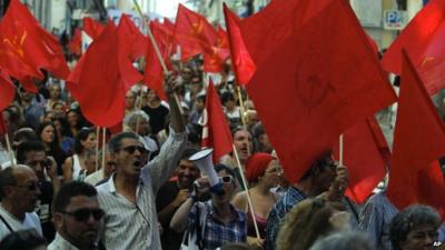 Protest in Portugal