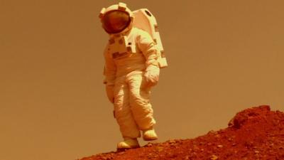 How an astronaut on Mars may appear