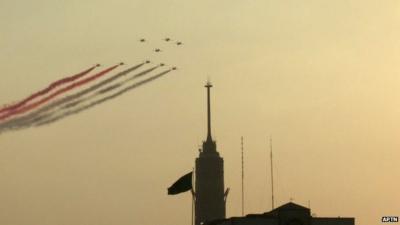 Flypast in Cairo