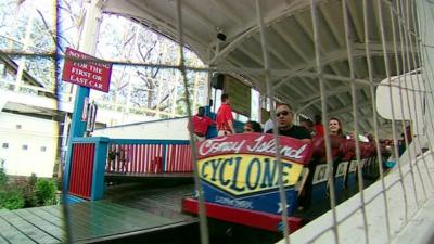 Coney Island rollercoaster