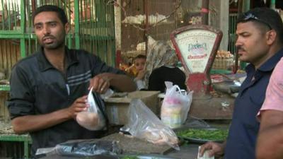 Vegetable stall at Egyptian market