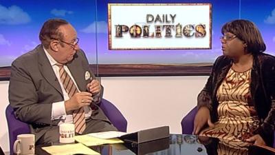 Andrew Neil and Diane Abbott