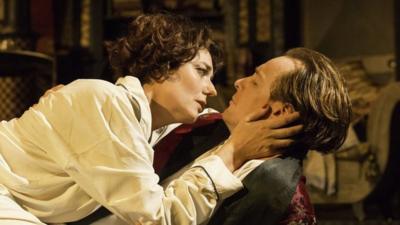 Anna Chancellor and Toby Stephens