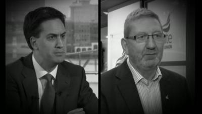 Ed Miliband, Len McLuskey