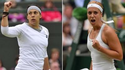 Marion Bartoli and Sabine Lisicki