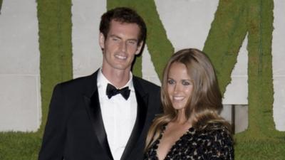 Andy Murray and Kim Sears