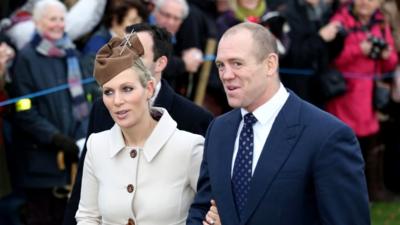 Zara Phillips and Mike Tindall