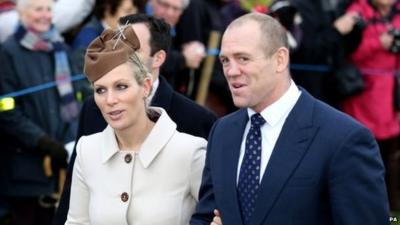 Zara Phillips and Mike Tindall