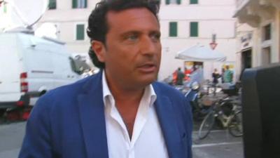 Captain Schettino leaves court