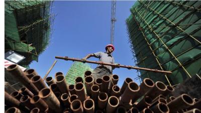 Construction site, Fuzhou, Fujian province