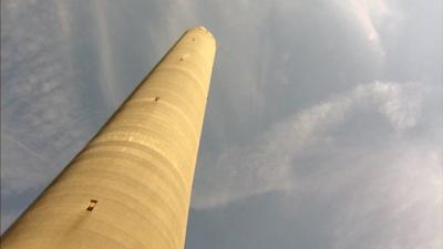 Chimney at Inverkip power station