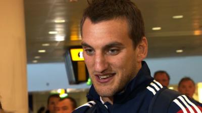 Lions Captain Sam Warburton