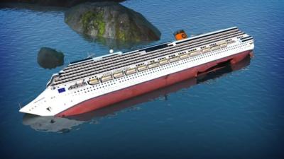 Costa Concordia graphic